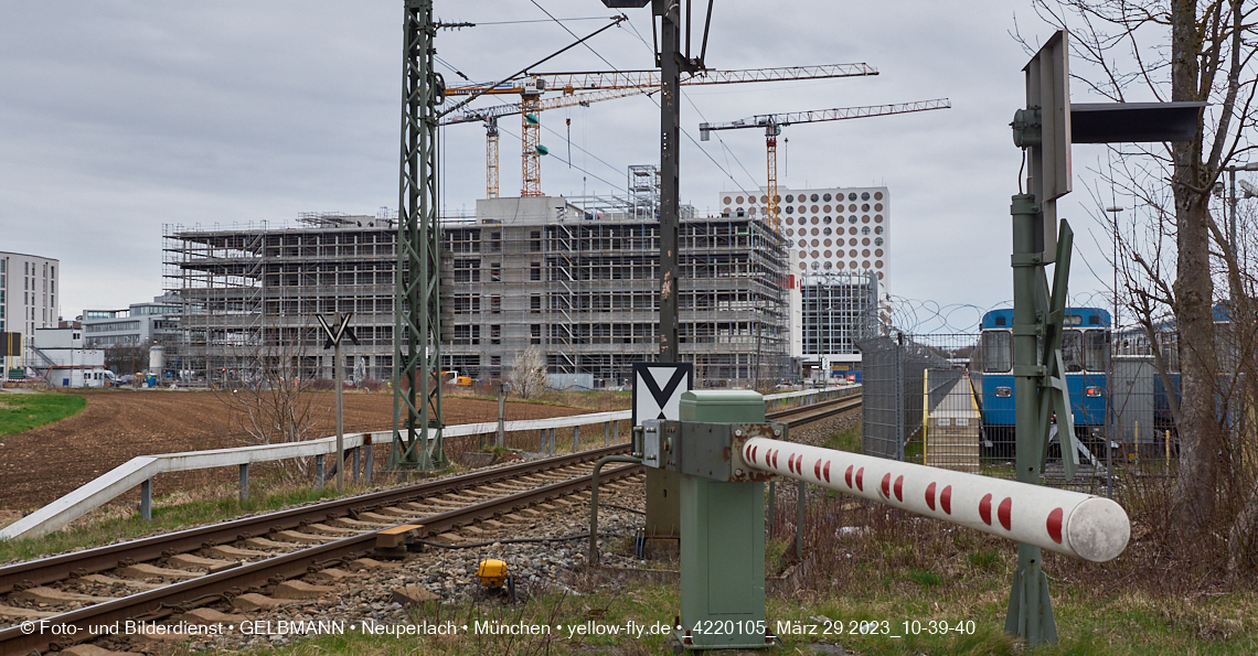 29.03.2023 - Baustelle REVO und Umgebung in Neuperlach